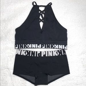 Pink by VS Bralette and Boyshort Sz L & M Hipster